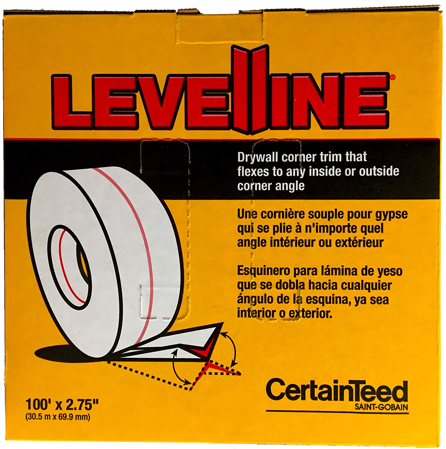 Levelline Corner Trim 2.75"x100'